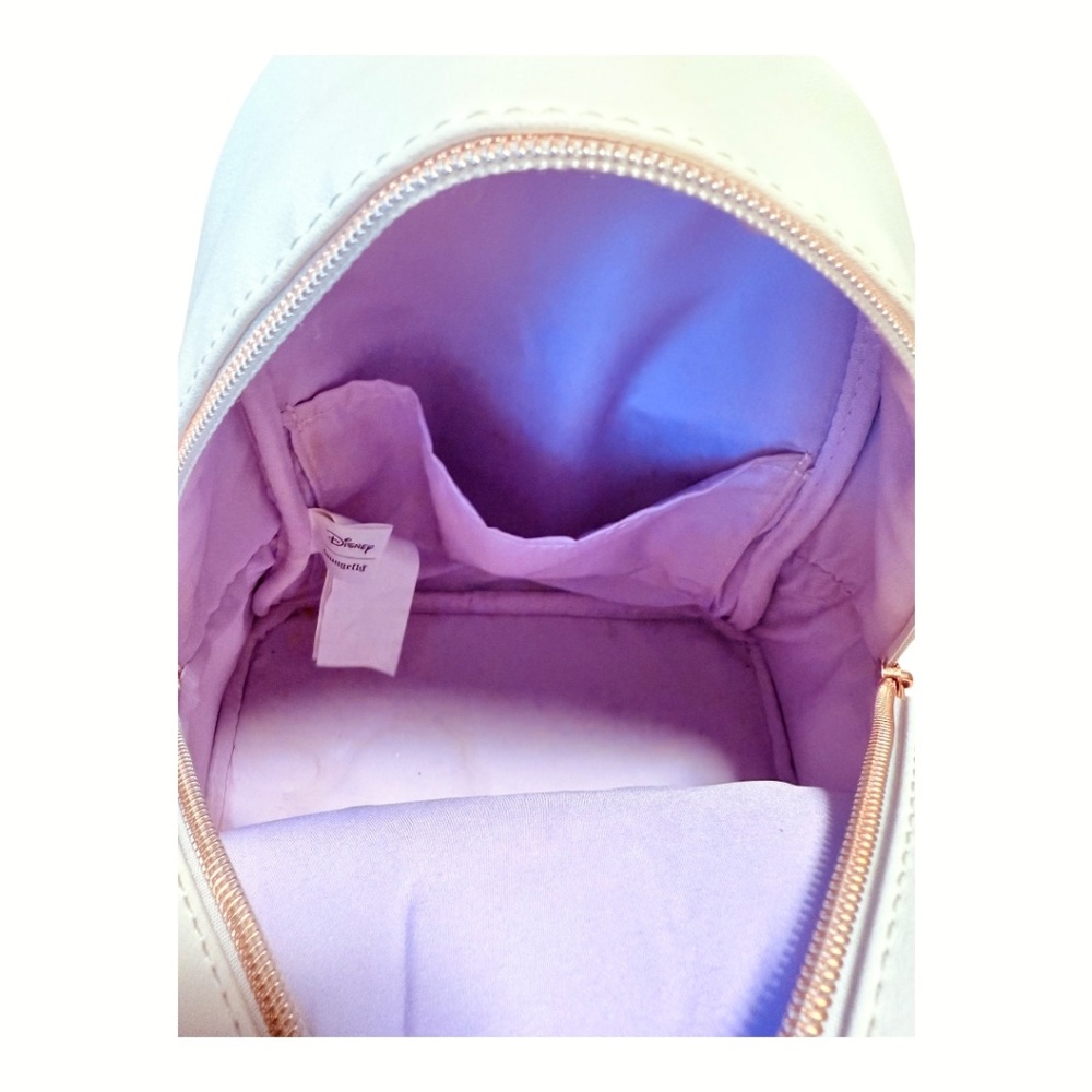 Loungefly Disney Tangled Rapunzel Stars Mini Backpack - Rose Gold Light tones - Picture 6 of 6